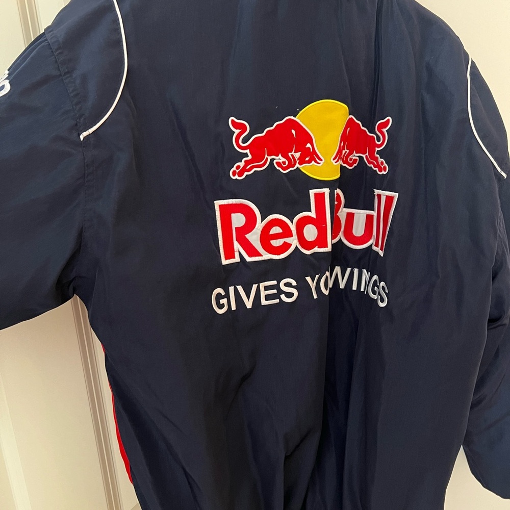Red Bull Embroidered Racing / Biker Jacket - Picture 2 of 3